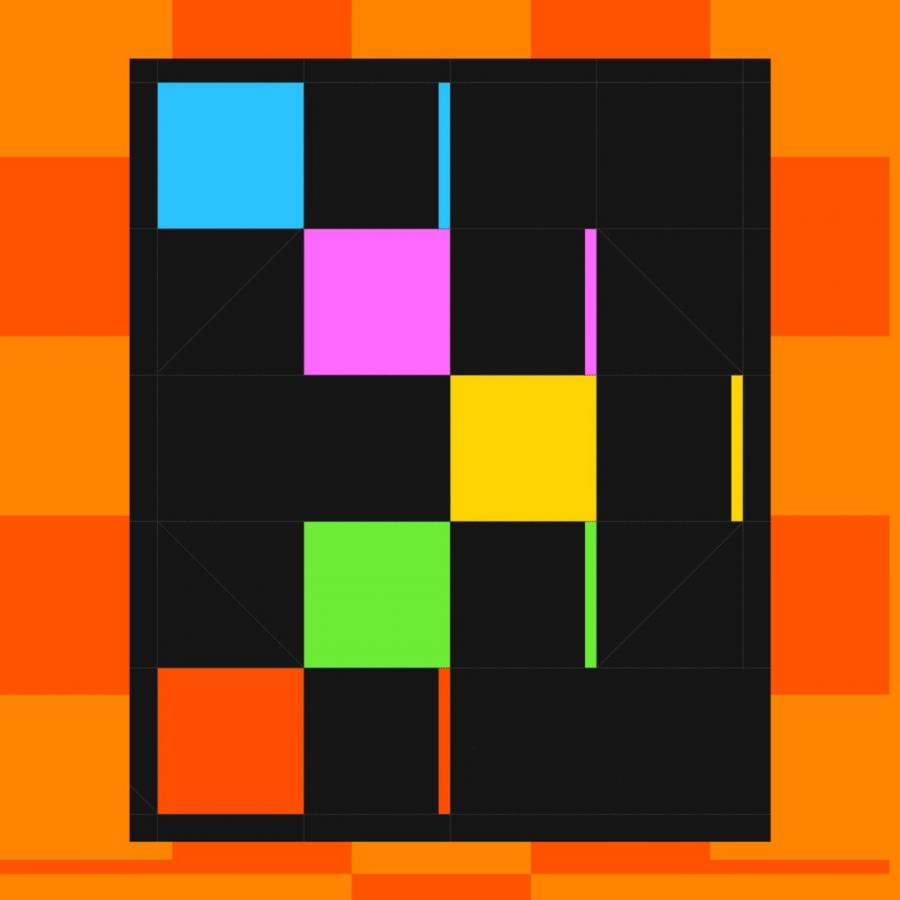 Grafana brand identity geometric block system by HEX studio