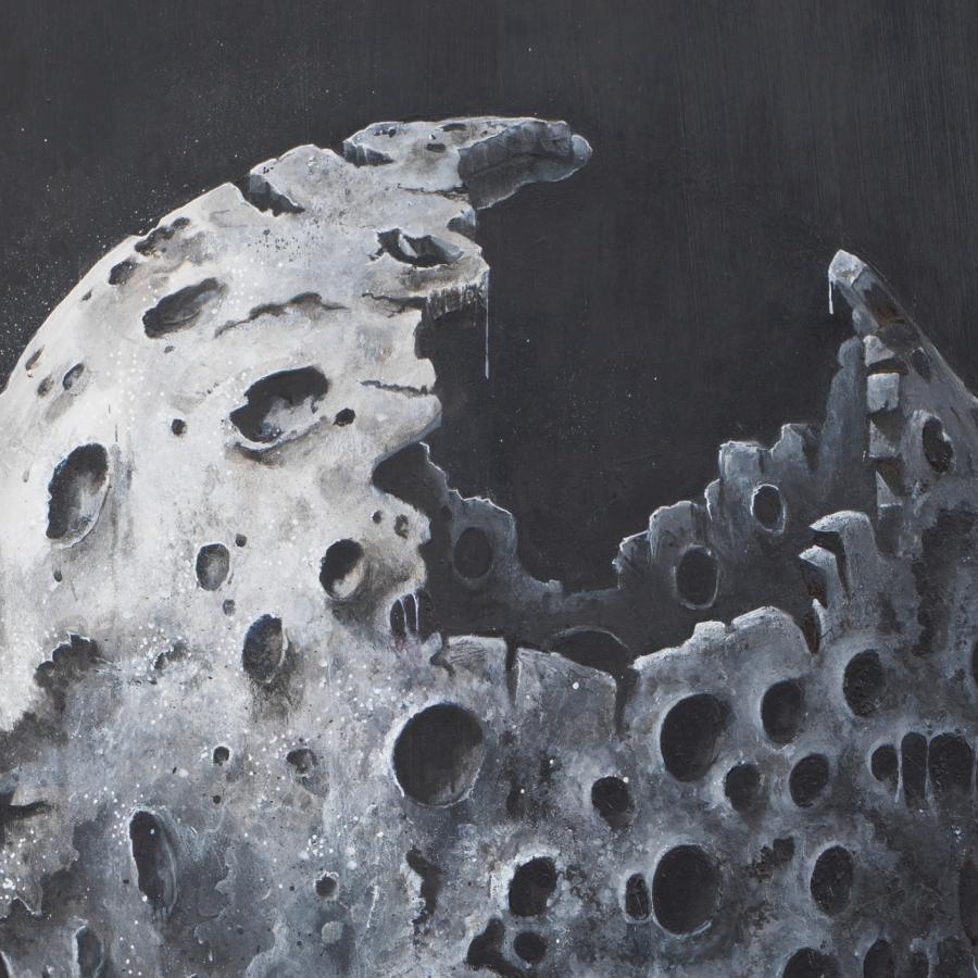 Melting Moon Print