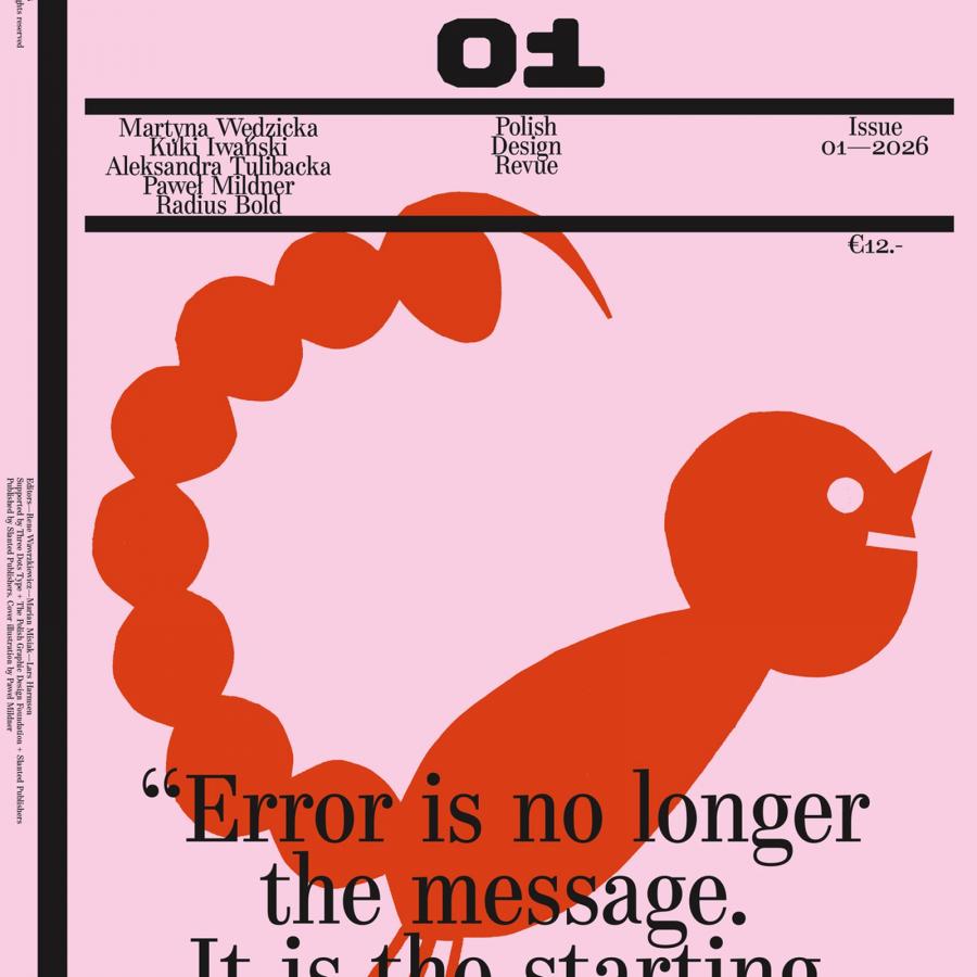 Polish design revue PLOP #01 cover by Slanted Publishers