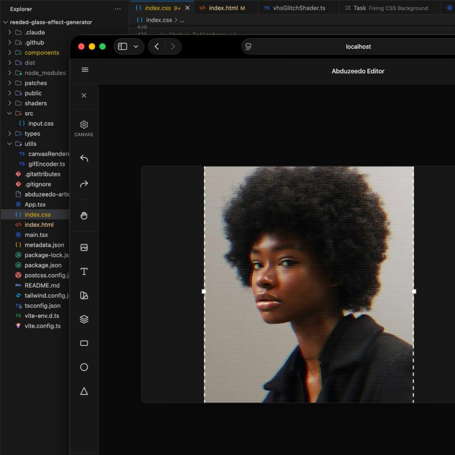 Vibe designing with bash access — terminal code workflow for designers