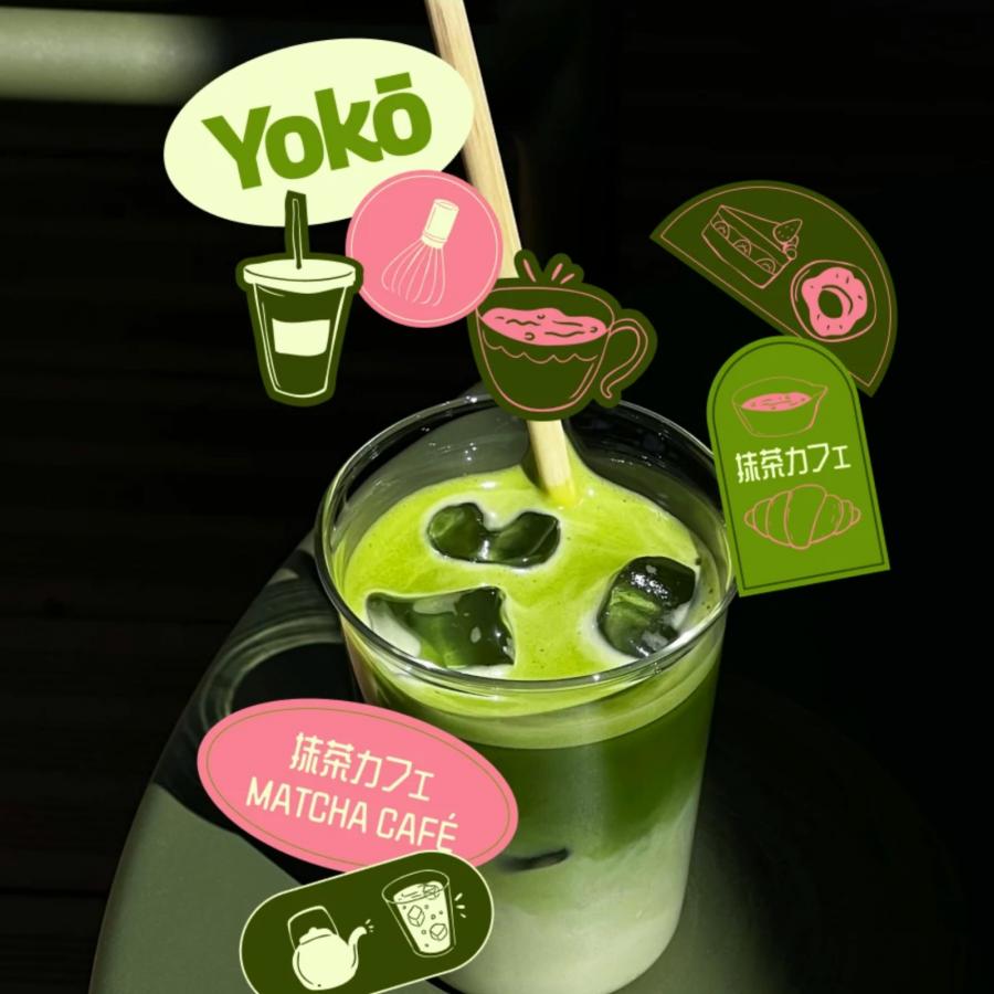 Yokō: Matcha Bar Branding Built Around Urban Stillness