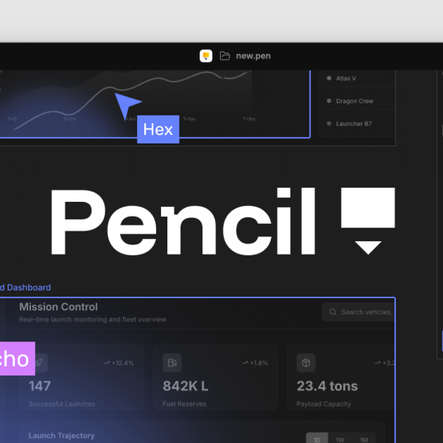 Pencil AI design tool Code on Canvas feature for Claude and Codex